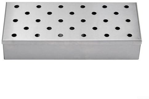 Scatola per affumicatura per barbecue, in acciaio inox, riutilizzabile, per barbecue, bistecche, barbecue