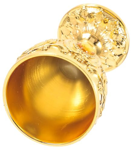 Cabilock Copa De Vino Blanco Retro Copa De Licor Pequeña De Metal Para Bebida Reutilizable Para Acampar