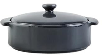 MZSKLW Soupière en céramique émaillée colorée for la Maison, résistante à la Chaleur, for Salade, Fruits, Soupe, avec Couvercle, poignée, for Nouilles et Riz(Color3)