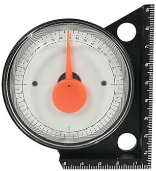SCBOY Winkelmesser Mini Slope Messgerät Multifunktionaler Neigungs Hohe Präzision Neigungsmesser mit Magnetfu Magnetischer Zeigerwinkel Meter (9,5x5 cm)