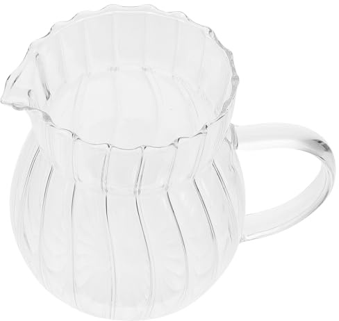 GETAJGHSD Milk Pitcher Milk Cup for Tea Sauce Cup and Water Mug Multi-Purpose Container for Home Restaurant Cafe Dessert Shop and Hotel Use