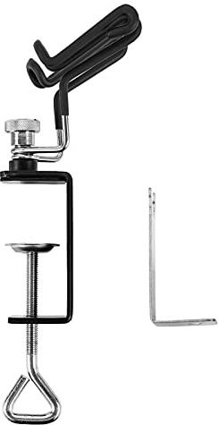 Aumotop Robust Universal Airbrush-hållarstativ Kraftig Klämbordsstativ för Bekväm Användning med Sidoställ för Airbrush-tryckregulator