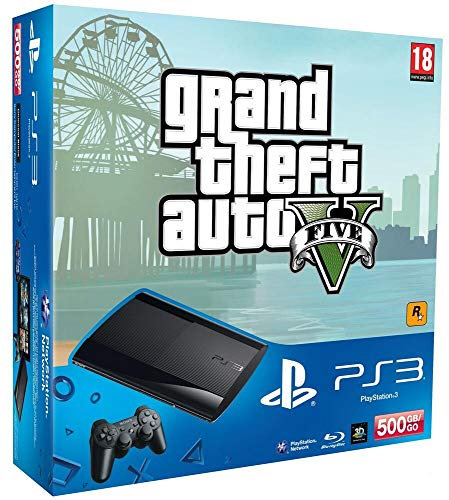 Sony Playstation 3 500GB + GTA 5 Nero Wi-Fi