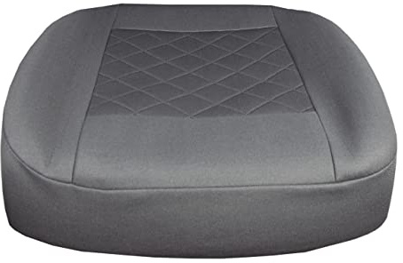 Zakschneider Housse de Siège Voiture Avant Universelle ,Housse Protection Siège, Couverture Protecteur pour Les Fournitures Automobiles Sedan Hatchback SUV(Carrés Gris) SU1350/G