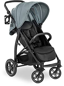 Hauck Rapid 4D Kinderwagen Jungle Green - Allround-Kinderwagen, kompakt & einhändig zusammenklappbar, große Räder, mit Regenschutz