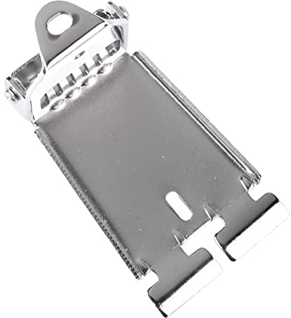 Banjo Tailpiece, Lightweight Metal Portable 5 String Replacement with Spring Action Cover, Banjo Accessory for Folk Musicians World Instrument Players Practice Performances