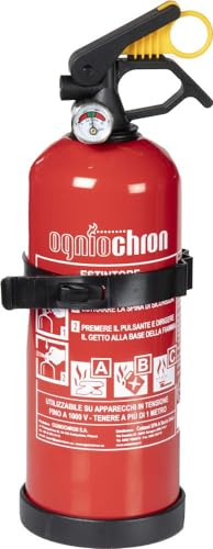 START Estintore a Polvere ABC omologato Rina - 13A 89B C - Certificato EN 3-7 - omologato per Nautica- Certificazione CE 0062 (1 kg)