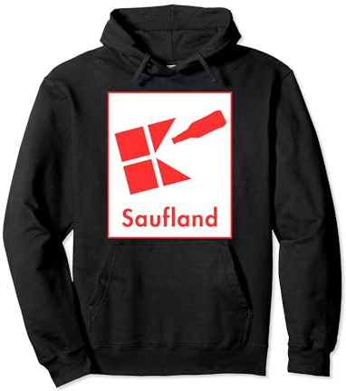 Saufland Parodie Supermarkt Meme Alkohol Party Malle Pullover Hoodie