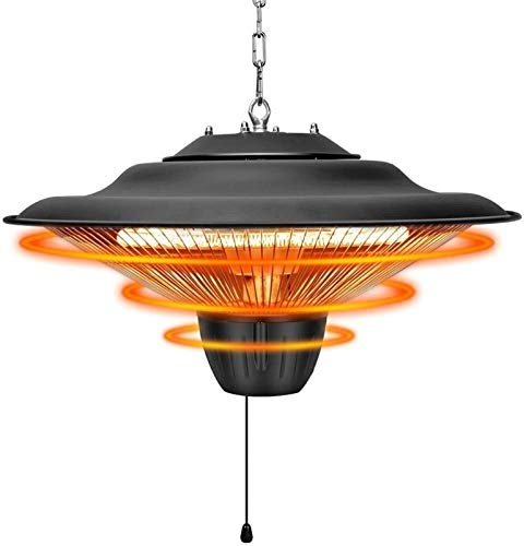 Patio Heaters Outdoor Heater Patio Hanging Heater Ceiling Mounted Heater For Balcony 1500W For Courtyard Garage Garden garden Patio Heaters