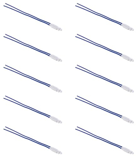 10 LUCI DI CORTESIA PER MODULI BASCULANTI, BLU, COMPATIBILE CON BTICINO LIVING, SPIA LUMINOSA PER INTERRUTTORI E PULSANTI, MODULI E FRUTTI GRIGI 100% COMPATIBILI