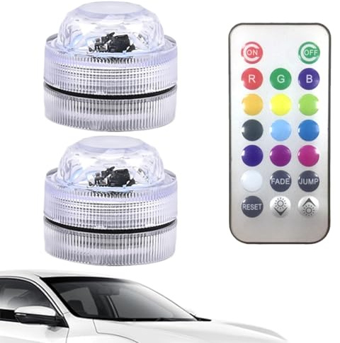 Kit d'éclairage LED sous la Voiture – Éclairage d'ambiance à Changement de Couleur, éclairage LED télécommandé pour intérieur et extérieur | Éclairage d'ambiance Automobile amélioré, éclairage sou