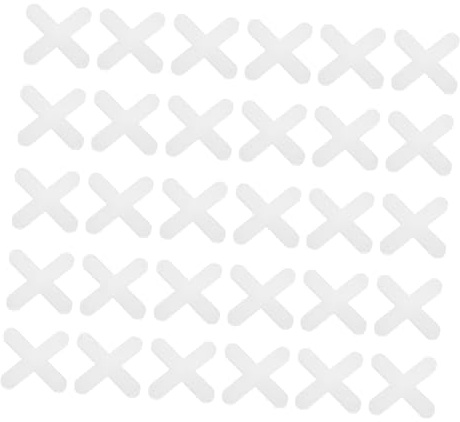 Mipcase 1000pcs Tile Grout Spacers Cross-Shaped Tile Leveling Tools for Precise Installation for Floor and Wall Tiling Tasks