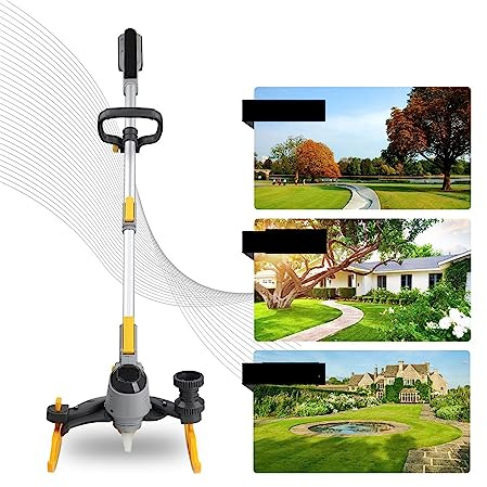 Cortasetos, Cortacésped eléctrico, césped inalámbrico, Pantalla LED, Herramientas eléctricas de Corte for poda de jardín