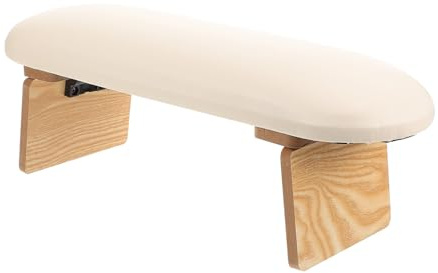 HAPINARY Maniküre Handauflage Faltbar und Pu mit Glatter Oberfläche Leicht und Ergonomisch für Nagelkunst und Selbstgemacht Projekte zu Hause Geeignet