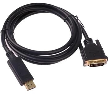 Cavo di conversione del monitor Hannord DisplayPort DP a DVI Adattatore Cavo di collegamento Linea di conversione 1,8 M FHD for PC desktop portatile TV monitor proiettore Display Linea di conversione