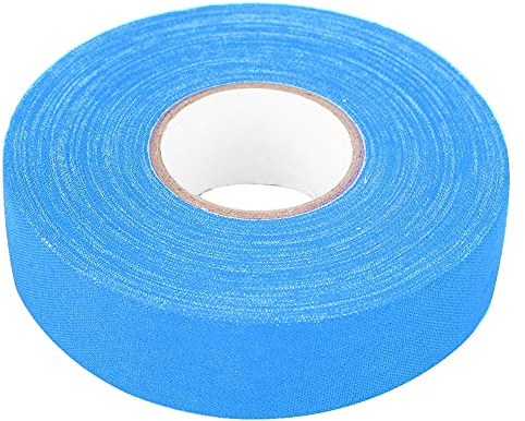 ANGGREK Ruban Adhésif pour Bâton de Hockey, Coton Polyester, Adhérence Supérieure et Propriétés Antidérapantes, 2,5 X 2500 Cm pour Les Joueurs de Hockey et de Badminton (Bleu Ciel)