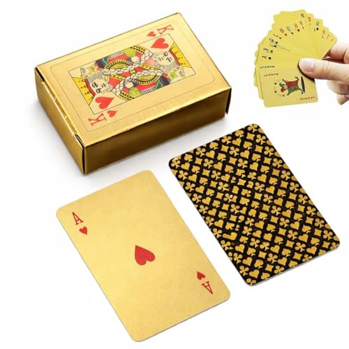 OIUAVYR 1 Stück Mini Pokerkarten, Mini Kartenspiele, Reisespiel, Miniatur Pokerkarten, Spielkarten, Zauberkarten, Kleine Spielkarten, Gastgeschenke, Heimspiele