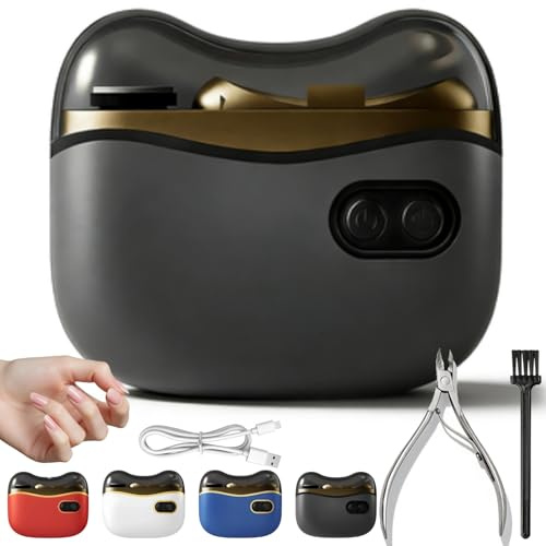 2026 Coupe-Ongles Et Polisseur éLectrique 2-En-1,Coupe Ongle Electrique Pour Pied,Coupes Ongle Electriques Adulte, Usb, Avec LumièRe Led, 2 Vitesses Aux Personnes âGéEs, Adultes Et Enfants (Black)