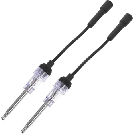 Zerodeko 2 Comprobadores de Bujías para Coche, Probador Eléctrico de Encendido de Motor, Herramienta de Diagnóstico de Chispa para Automoción, Test de Arranque para Mecánicos