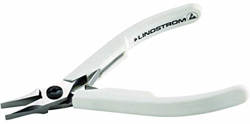 Lindstrom 7490 - Supreme - pinze a testa piatta, bianco