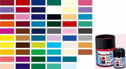 Marabu-Decorlack Acryl 15ml dunkelbraun