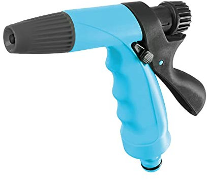 Cellfast Pistola per Irrigazione Pistola da Giardino Spruzzatore Irrigazione Giardino con Flusso d'Acqua Controllabile per Prato Fiori Piante Confezione Blister Getto d'Acqua Potente Basic