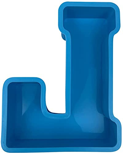 Stampo in resina epossidica con grande alfabeto - Stampo in silicone con lettera inglese, Stampi per colata di lettere in alfabeto 3D Stampo per decorazione dalla A alla Z per la festa di compleanno
