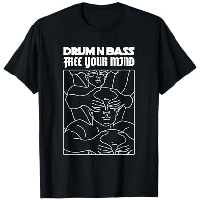 Drum N Bass Mind Liquid Music EDM Drum Und Bass T-Shirt
