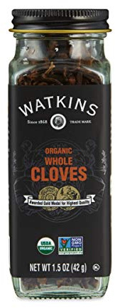 Watkins Gourmet Organic Spice Jar, Whole Cloves, Non-GMO, Kosher, 1.5 oz. Bottle, 1-Pack