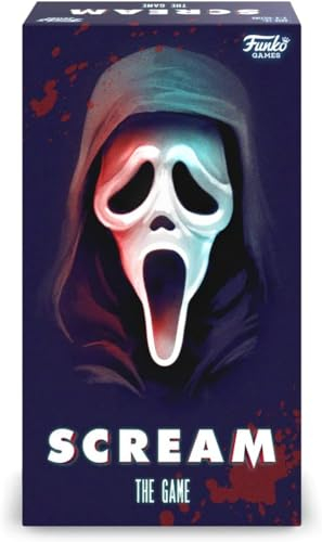FUNKO GAMES Presents: Scream - The Game | Thrilling Mystery Horror Board Game with Interactive iOS/Android App | For 3-8 Players Ages 13+