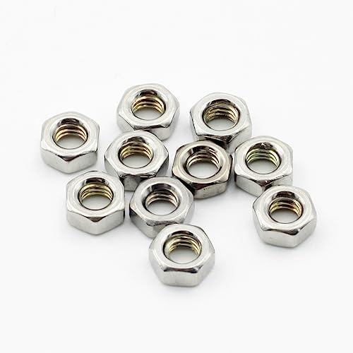 M4 Linksgewinde Sechskantmuttern 50-pieces Edelstahl