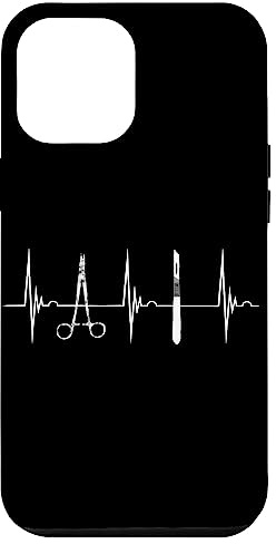 iPhone 15 Pro Max Surgical Scalpel Surgeon Heartbeat EKG Pulse Nurse Surg Tech Case