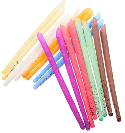 KOMBIUDA Kit 8 Paia di Bastoncini per Rimozione della Cera Orecchie, Accessori la Pulizia Domestica, Detergente Aromatico per Ridurre Prurito e Polvere, Pratici per Uso Quotidiano