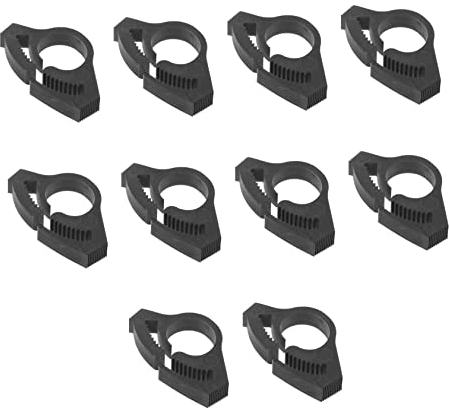 BESTonZON 10St Kabelschloss Handschuhe Schlauchschellen aus Nylon schwarze Schlauchschelle Clip für kabelschlauch Ratschen Schelle für Schlauch staubdicht Sperrdraht Nylonclip