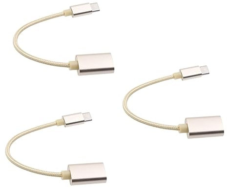 jojofuny 3pezzi Adattatore Usb-c Usb Otg Per Trasferimento e Compatibile Smartphone e Tablet Colore