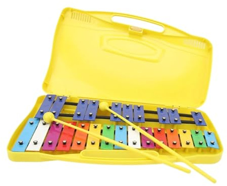 Xylophon Professionelles Metall-Xylophon Mit 25 Tasten Für Anfänger Und Erwachsene Mit Box Professionelle Musikinstrumente