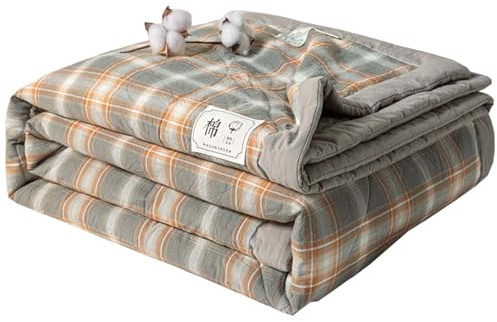 Primaverile Estivo Copriletto Trapuntino Cotone Per Letto Per Singolo/ Matrimoniale/Una Piazza e Mezza Morbida Coperta Leggera Trapunta Estiva Morbido E Confortevole(Color 14,180x200cm/only 1 Quilt)