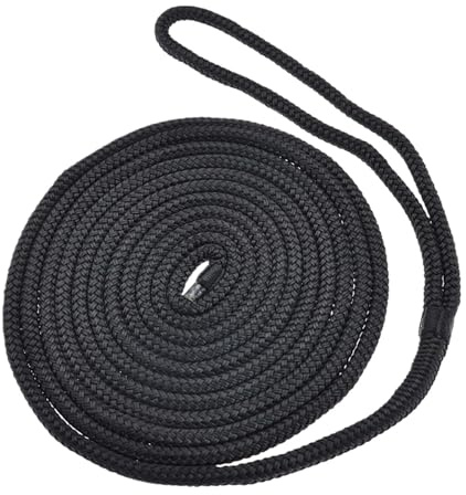 Câbles d'Amarrage pour Bateaux, Cordage d’Amarrage Renforcé avec Œillet, Équipements Sport Nautique pour Voile Ponton Plage Kayak Lac Canoë Ski Pêche Rafting Et Navigation