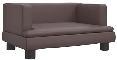 Eleganz Kindersofa aus Kunstleder, 60x40x30 cm, massives Kiefernholz, langlebig & pflegeleicht, ideal für Kinderzimmer & Wohnzimmer