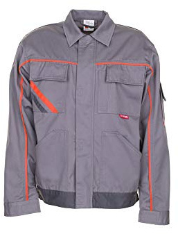 Planam bundjacka Visline V2, storlek 62, zink/orange/skifer, 2480062