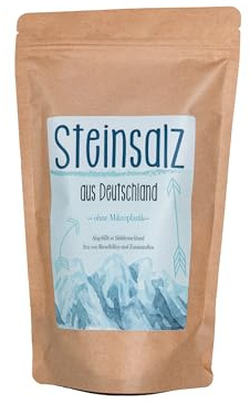 Kräuterladen Deutsches Stein-Salz Natur-Belassenes Salz, fein gemahlen, 1000 g