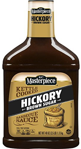 KC Masterpiece Salsa de barbacoa de azúcar moreno de nogal, 40 onzas