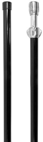 Dinsmores Griplock Extendable Alloy Landing Net Handle - Black, 230 cm