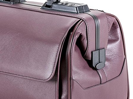 Durasol RUSTICANA 8131, Arzttasche für medizinische Geräte , Bordeaux, 2 Fronttaschen, Größe Groß