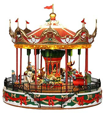 Lemax Christmas Village, Santa Carousel by Lemax