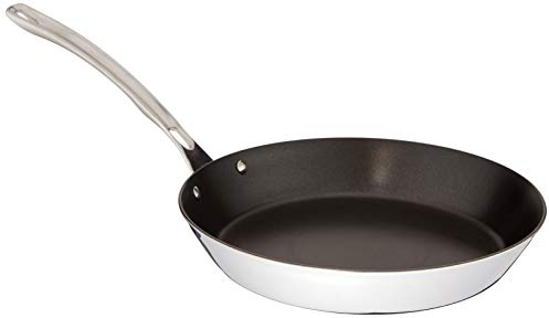 Viking Culinary Contemporary 3-lagige Edelstahl-Bratpfanne, 30,5 cm, ergonomischer Griff, spülmaschinenfest, ofenfest, funktioniert auf allen Herdarten einschließlich Induktion