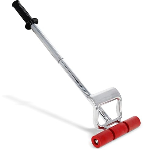 DCT Rouleau de pressage de sol robuste extensible de 43,2 cm à 68,6 cm – stratifié, vinyle, moquette, carrelage, linoléum
