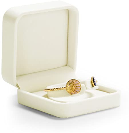 Oirlv Blanc Velours Ecrin Bracelet,Boite Cadeau Bracelet, | Pour La Saint Valentin,Anniversaire,Noël