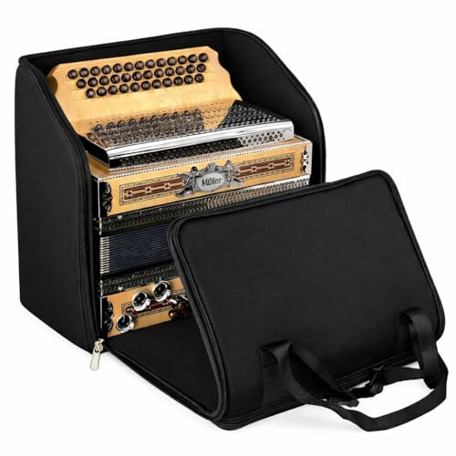 Harmonikarucksack für Kinder 3-reihig – gepolsterte Tragetasche für Steirische Harmonika, leicht & robust, ideal für kleine Musikanten – Rucksack mit Tragegurten & Schutzfunktion