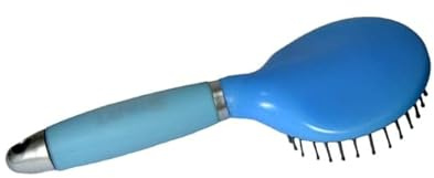 START Mähnenbürste Pferd mit Gelgriff – Schweifbürste für einfaches Entwirren von Mähne & Schweif – Pferdepflege Bürste ergonomisch & langlebig - GellHandle (Blau)